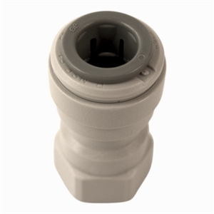 Nippel forskruning indvendig 1/4" gevind til 3/8" Pex.